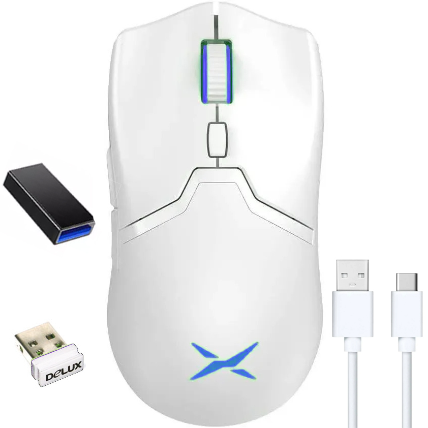   DELUX M800 PRO PAW3370 Gaming Mouse , RGB-